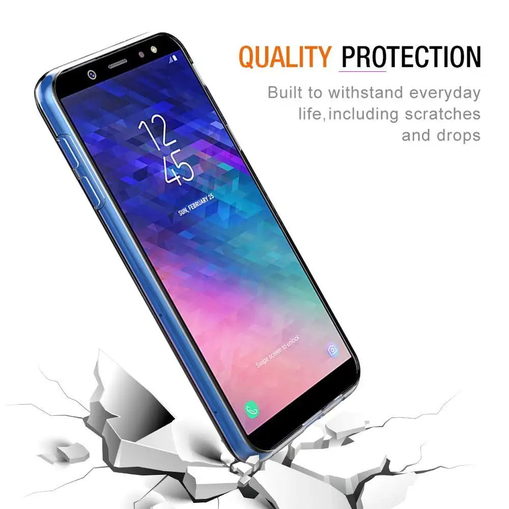 Santa Claus Reindeer Christmas Soft Case Cover For Samsung A6 J4 J6 2018 J3 J5 J7 A5 2017 A6 Plus J2 Prime Ultra Thin Slim Coque (20)