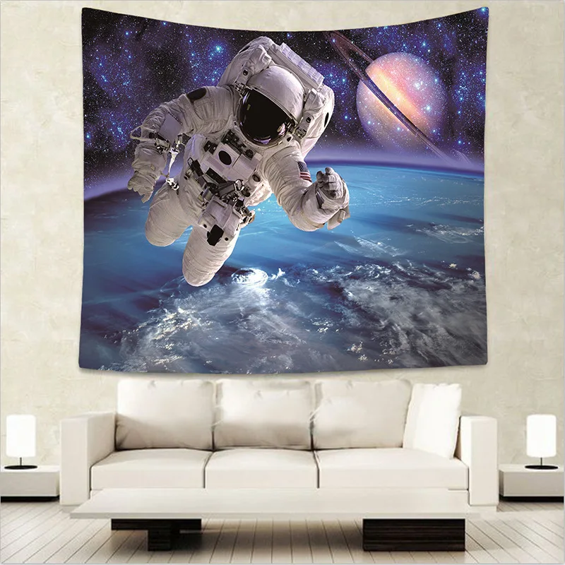 Cilected Astronaut In Space Tapestry Wall Hanging Home Decoration