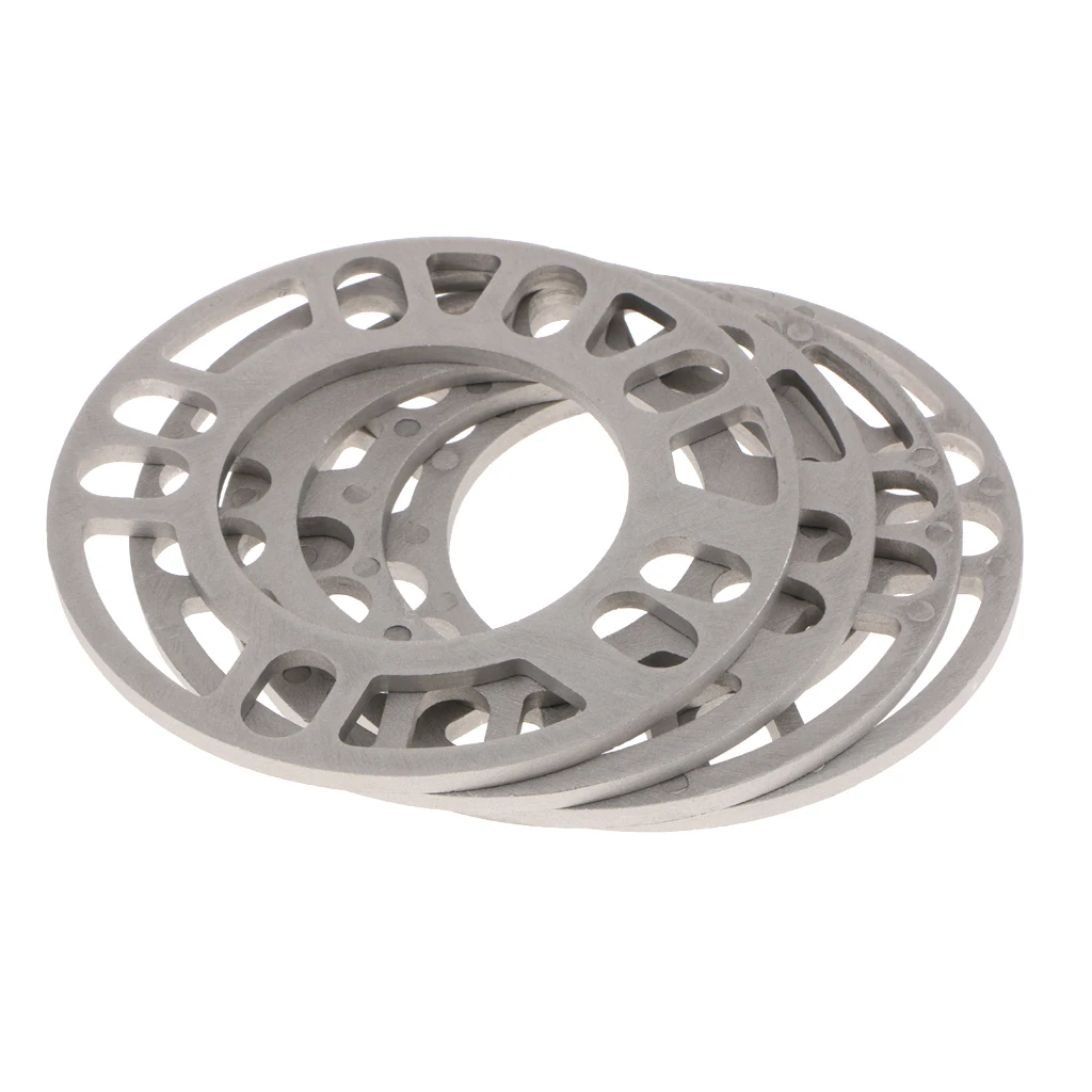 4 PCS 5mm Universal Alloy Wheel Spacers Shims Tire Protector Replacement Shims Wheels Tires Parts