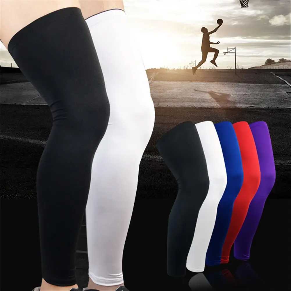 

1Pc Cycling Leg Warmer Basketball Leg Sleeve Compression Running Socks Calf Support Brace Protector Knee Pad Football Shin Guard