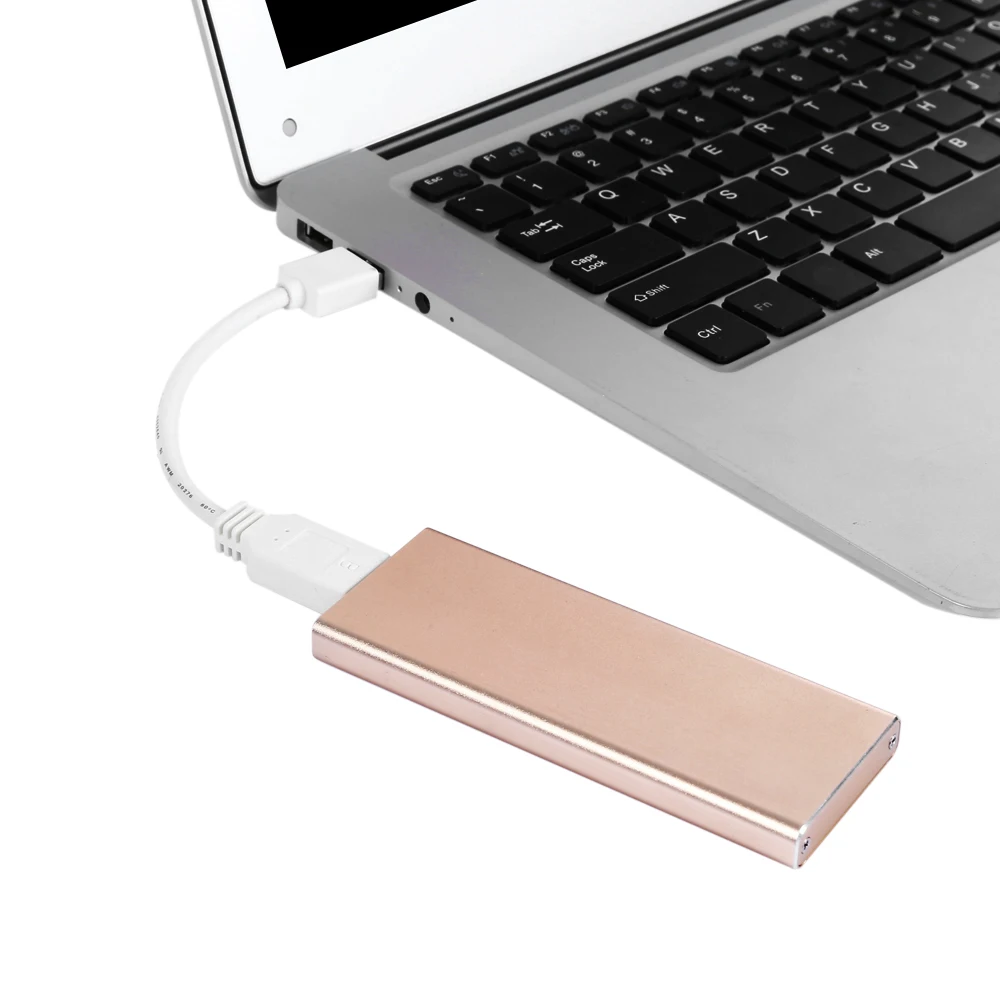 

Leadzoe USB C 3.1 Hard Drive Enclosure Type C 3.1 10Gbps External Case For M.2 NGFF SSD Solid State Drive Support 2242/2260