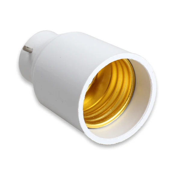 

B22 to E27 LED Halogen CFL Light Base Bulb Lamp Adapter Converter Socket