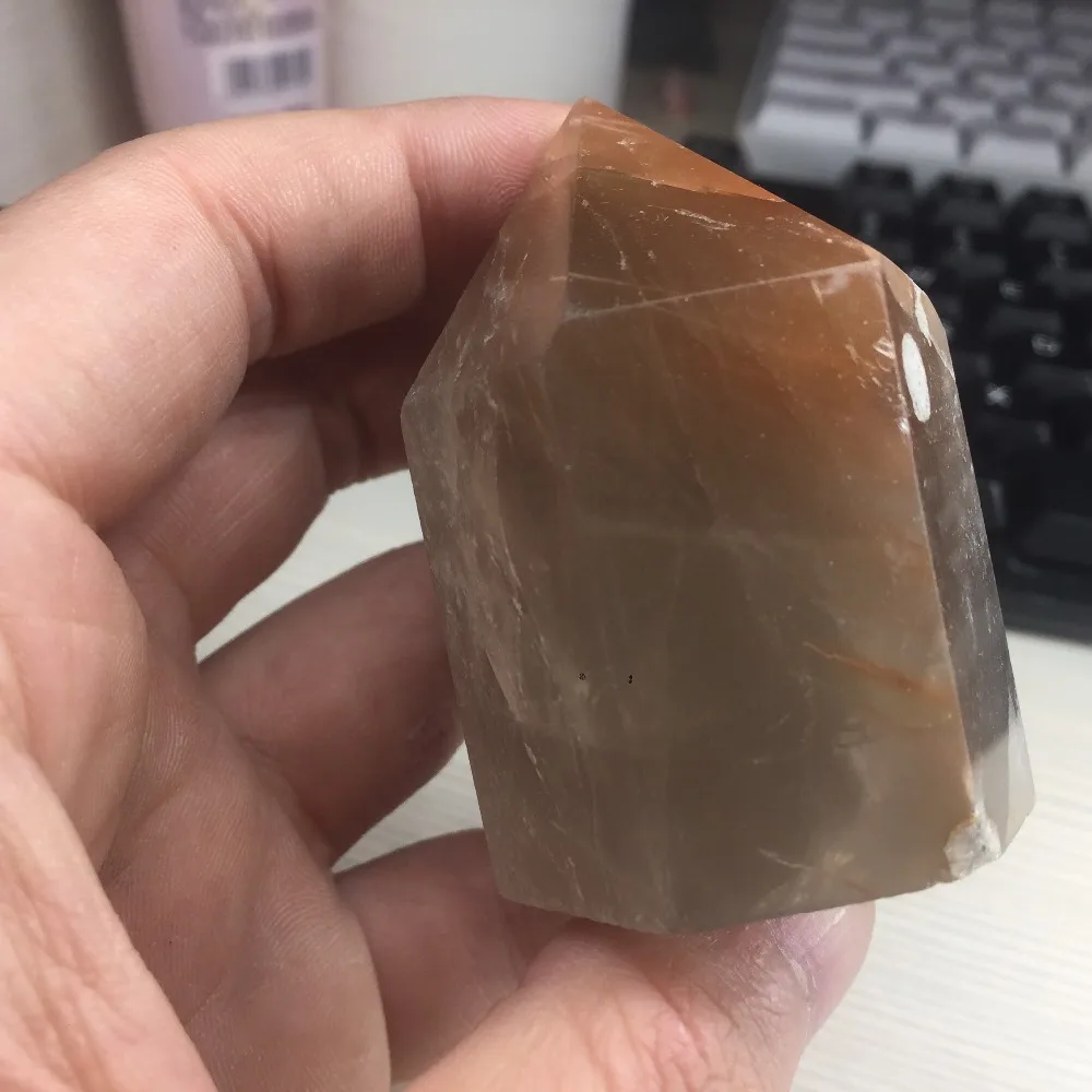

163g High Quality Rough Healing Rutilated Quartz Point Reiki Wand Natural Stone and Minerals feng shui Product