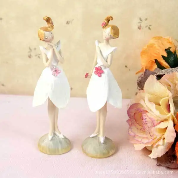 Resin crafts people wedding gift Home Furnishing pastoral lovely angel