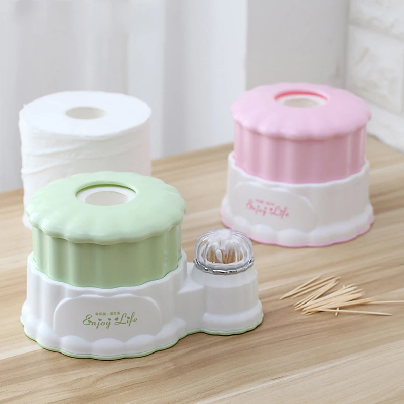 

Plastic Desktop Napkin Storage Boxes Organizer For Jewelry Remote Control Toothpick Holder Home Desk Storage Case