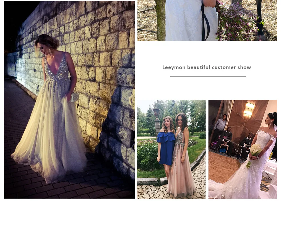 Leeymon индивидуальный заказ платья для женщин с фотографиями кружевное свадебное платье аппликацией цветы винтаж плюс размеры Свадебное