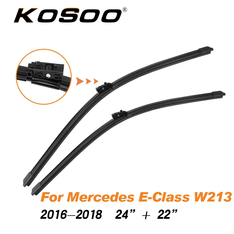 KOSOO для Mercedes-Benz E-класс W211 W212 W213 E200 E240 E260 E280 E300L E320 E400 E500 автомобиля стеклоочиститель лезвия, аксессуары - Цвет: E-Class W213 2422