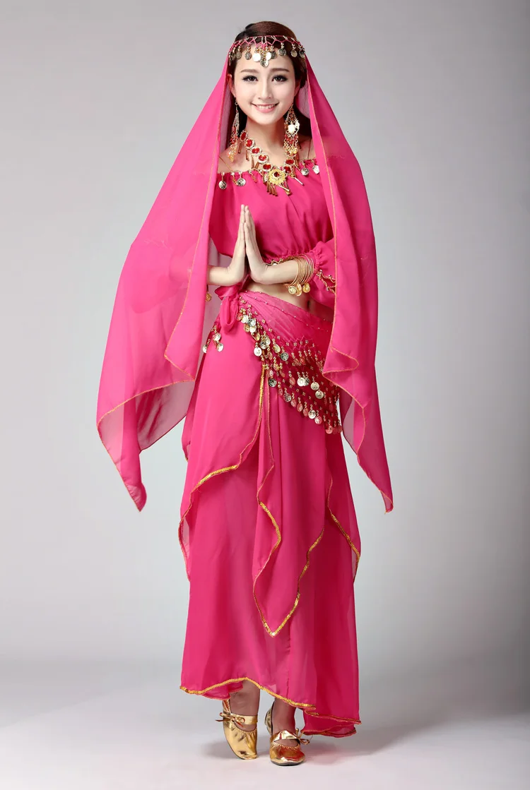 Индийская Женская юбка для танца живота болливудских танцев Женский костюм