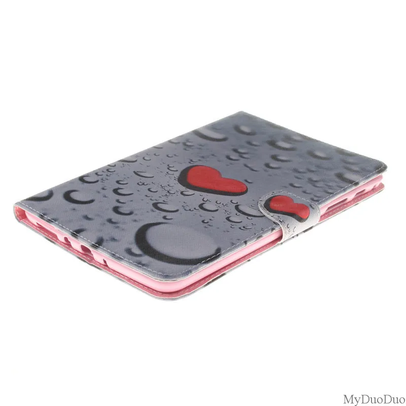 Flower PU Leather Wallet Case For Samsung Galaxy Tab A 8.0 inch T350 T351 T355 P350 SM-T355 Case Girl Boy Stand FlipTablet Cover (14)