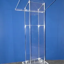 Одобренная прозрачная современная акриловая актриса/красивая церковная пулпита