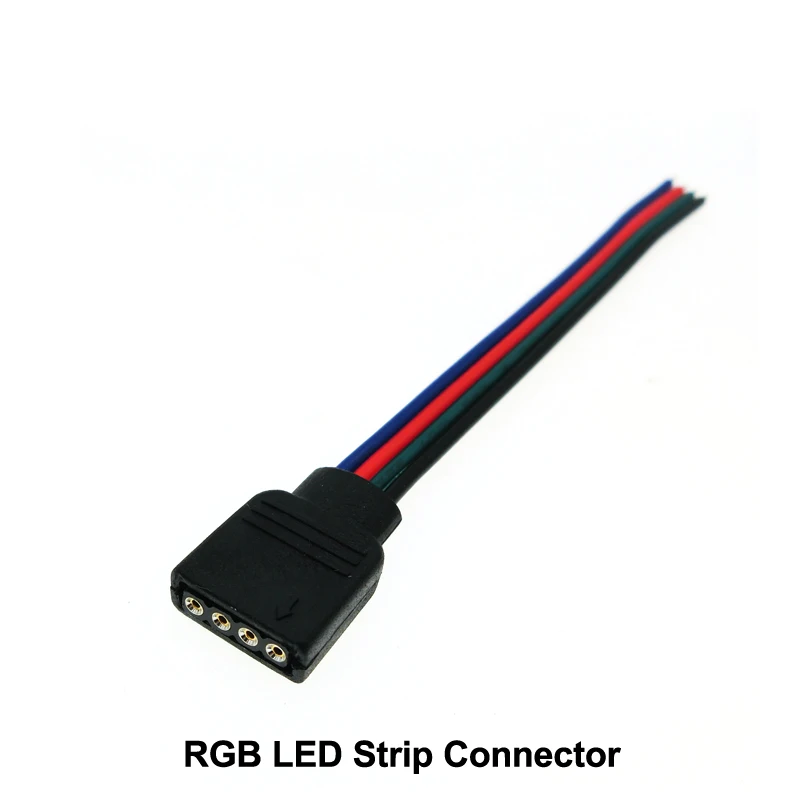 4 контактный разъем RGB для светодиодной ленты 5 шт./лот|connector waterproof|needle driverconnector ac |