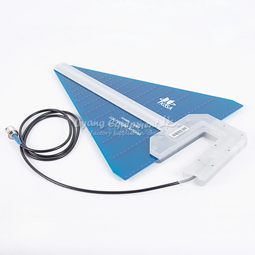 Log periodic antenna wideband antenna KC R100 400MHz to 3GHz hand hold