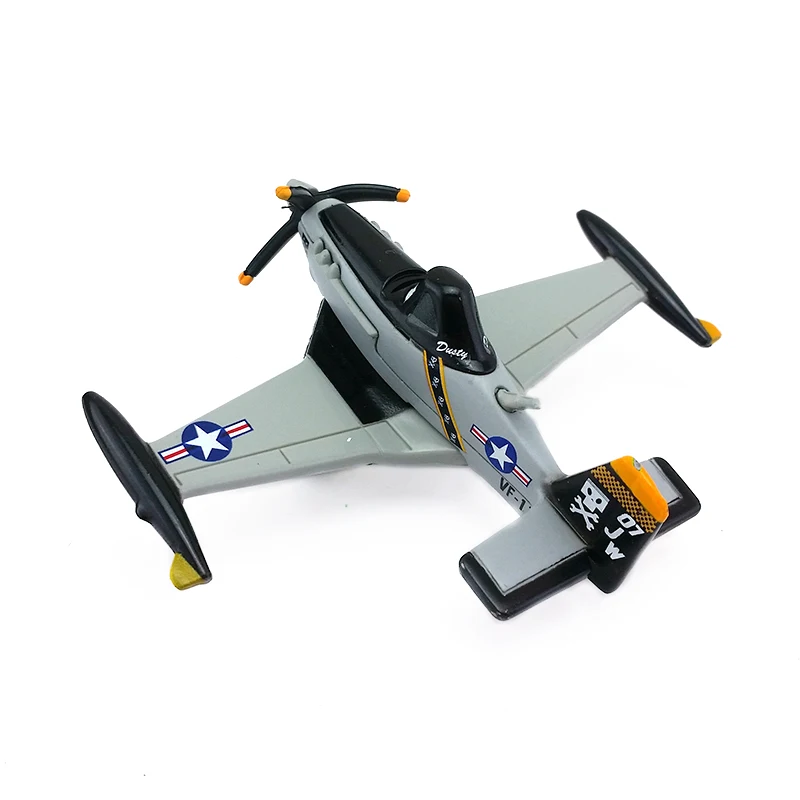 Дисней Pixar Planes No.7 Jolly Wrenches Dusty Crophopper 1:55 литья под давлением металлическая