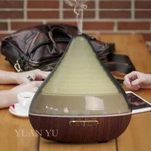 New 12W Tabletop Mini Home Ultrasonic Humidifier Purifier Air Freshener Aromatherapy Essential Oil Diffuser LED Night Light