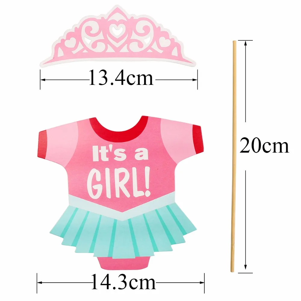 Heronsbill 25 штук Baby Shower Photo Booth Реквизит его мальчик девочка украшения для младенцев