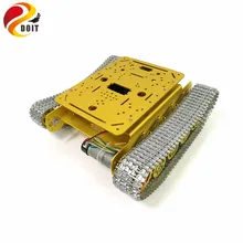 DOIT RC TS100 амортизация всех металлических роботов шасси танка с шасси из алюминиевого сплава рама Роботизированная рука интерфейс отверстия