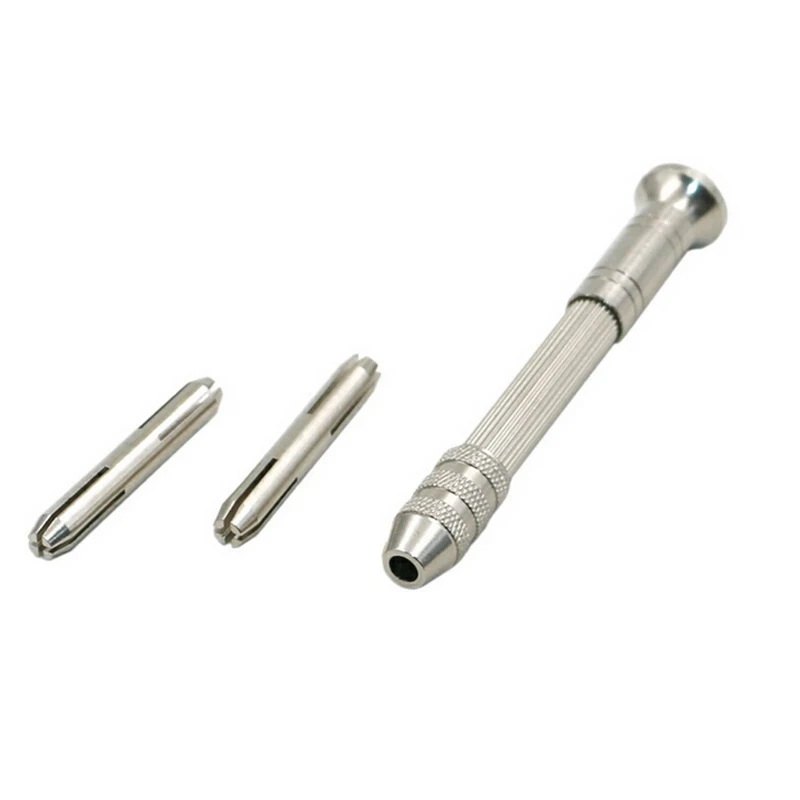 

Mini Micro Aluminum Manual Drilling Hand Drill Chuck Twist Micro Bit Repair Tools DC112