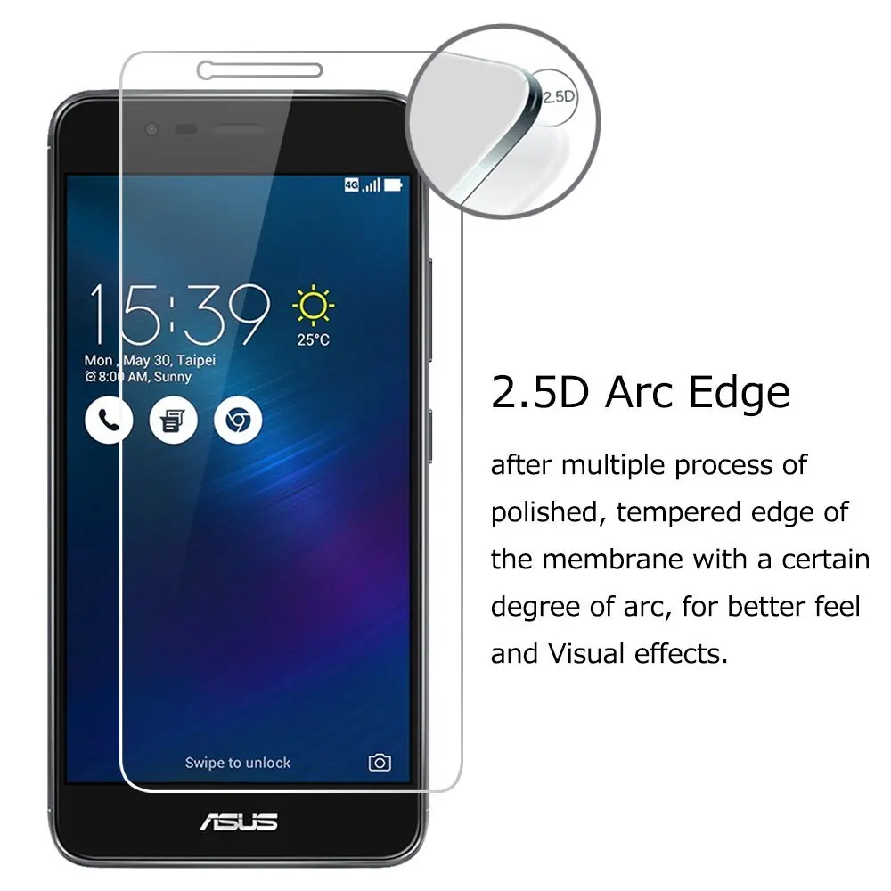 Защитное стекло закаленное 9H для ASUS Pegasus 3 X008 X008D Zenfone 3x008 Asus Max ZC520TL|Защитные стёкла