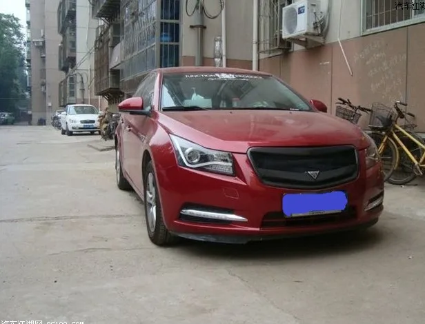 Подходит для Chevrolet Cruze карбоновый Комплект переднего кузова авто бампер сетка решетка решетки 2009