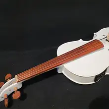 В стиле Гварнери 1" белые цвета электрическая и акустическая скрипка#8639