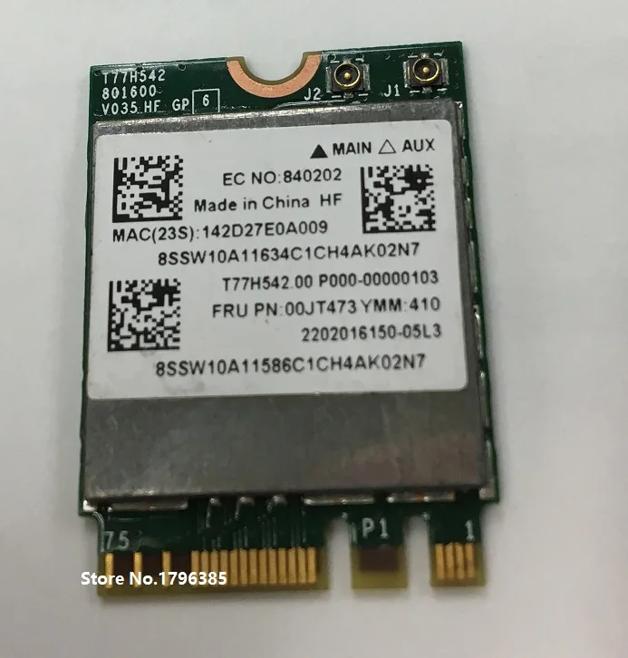 Для Broadcom BCM943162ZP Dual Band 802.11ac WIFI для Bluetooth4.0 NGFF Card IBM LENOVO E450 E550 E455 E555 G50-30 00JT473 |