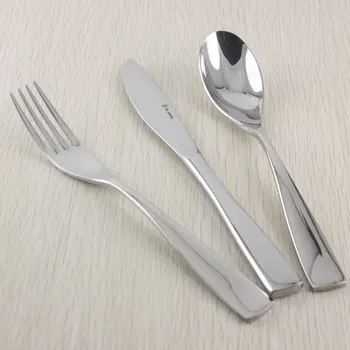 

Stainless Steel Western Flatware Set 3pcs Of Steak Knife Spoon Fork Multipurpose Dinnerware Western Style Cutlery
