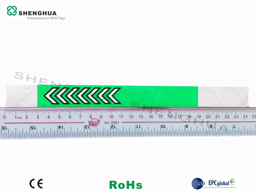 200 шт./упак. одноразовые Водонепроницаемый uhf rfid браслет с биркой ярлыка 915 МГц G2 чип Alien H3 красочные