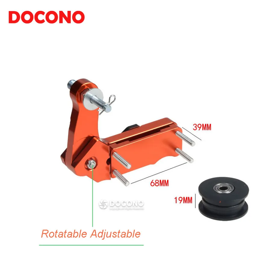 DOCONO Мотоцикл с ЧПУ алюминиевая цепь авто натяжитель для honda cbf 600s cbf1000 1000f msx125 msx 125