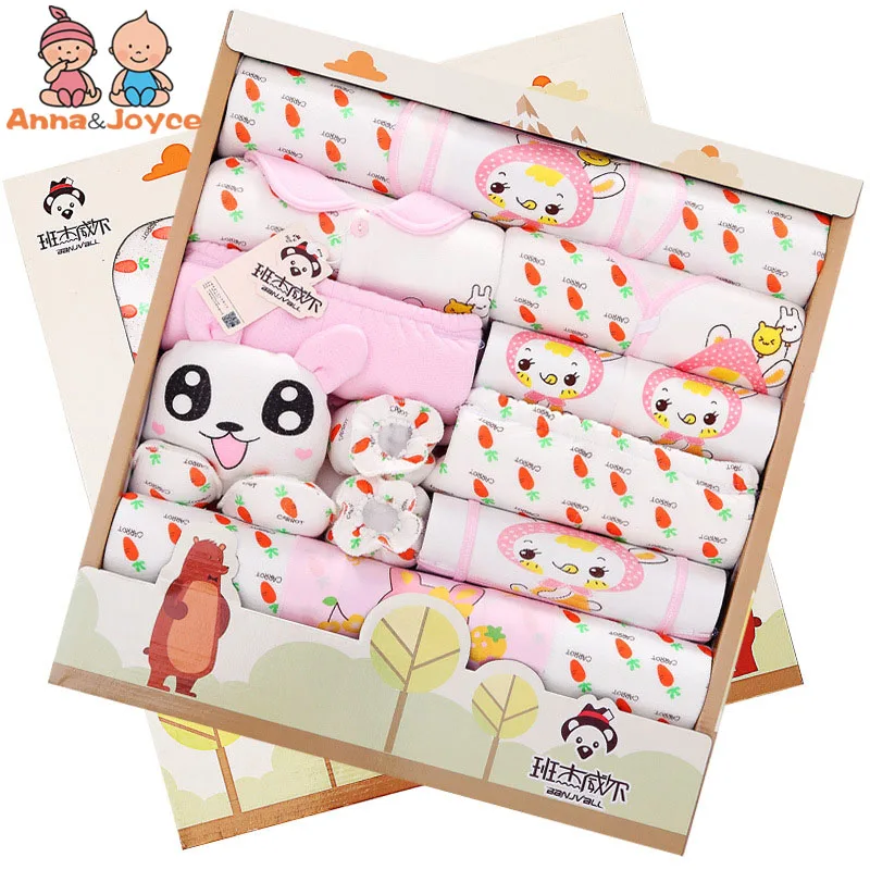 

1 Suit Thickening Baby Clothes Autumn and Winter Neonatal Gift Cotton Baby Full Moon Baby Suite