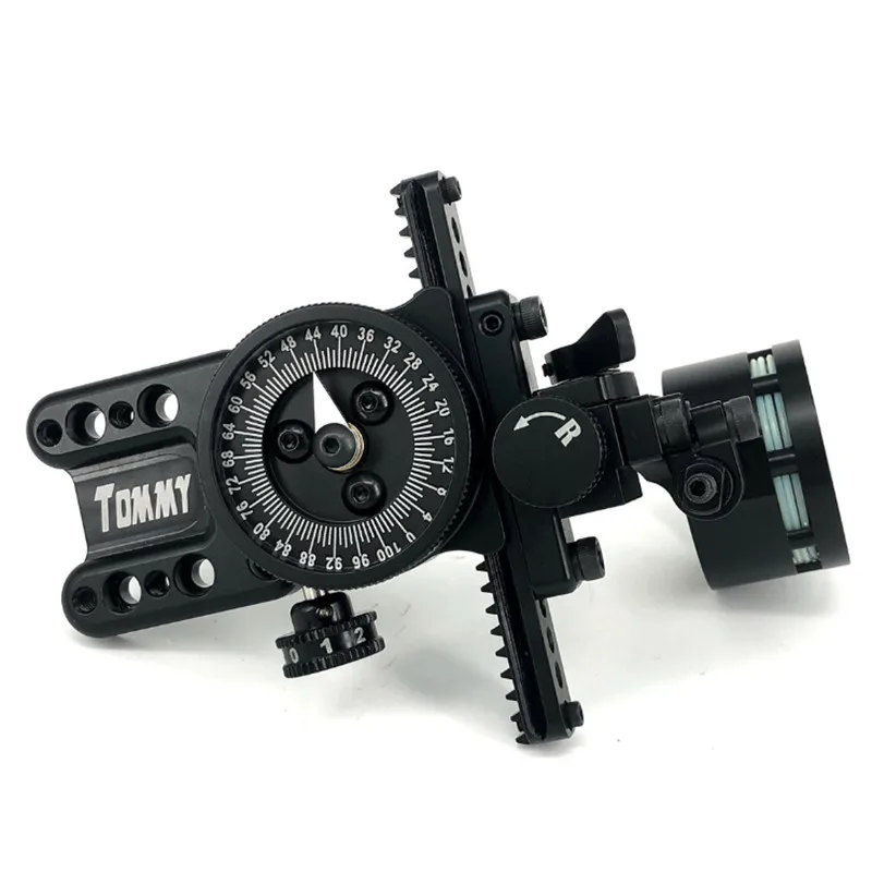 

New Compound Bow Single Needle Sight Aluminum Adjustable Pointer HRD Technology for Archery Hunting Shooting