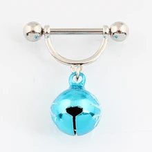 Пирсинг колокол кольца для сосков, пирсинг модные пирсинг ювелирные изделия для тела 14 г 316L хирургический стальной стержень без никеля ювелирные изделия