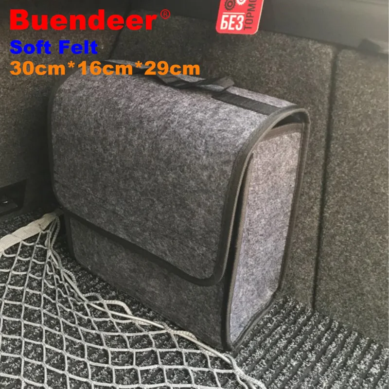 Buendeer органайзер для багажника из мягкого шерстяного войлока 30*16*29 см коробка