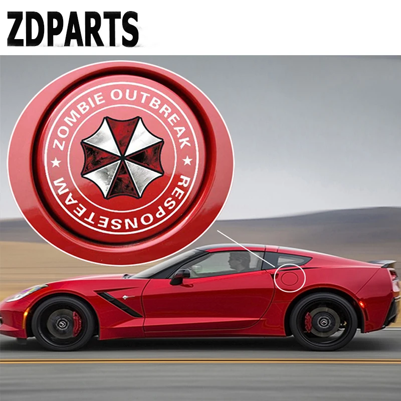 

ZDPARTS 1PC Car Styling Umbrella Wheel Hub Fuel Tank Cap Sticker For Volkswagen VW Golf 4 5 7 6 MK4 Honda Civic 2006-2011 Accord