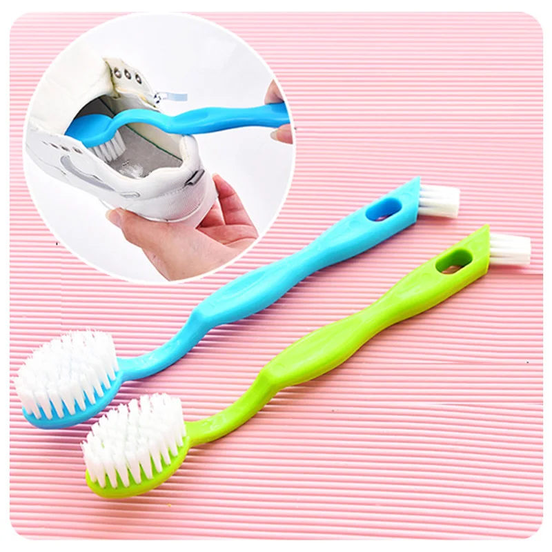 

Clean Wash Sneakers Special Shoe Brushes 3 In 1 Three Heads Long-handled Washing Brush Double-end Cleaner Cleaning White Shoes