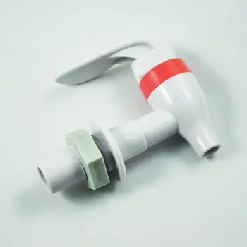 

5 Pcs/Lot Wholesale White Red Push Type Plastic Replacement Water Dispenser Tap Faucet
