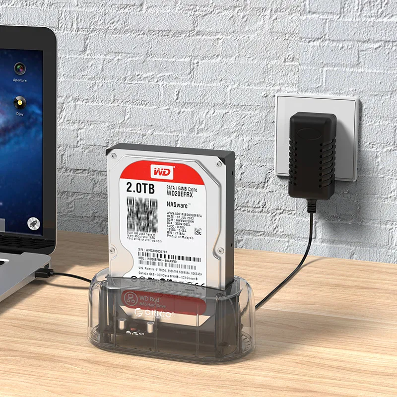 ORICO 6139C3 3 5 дюймовый прозрачный USB3.1 Gen2 Type C док станция для жесткого диска 12 ТБ Max