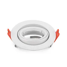 100 шт./лот белый GU10 приспособление для прожектора рамка прожектор GU10 Mr16 фитинг GU10 держатель потолочного светильника