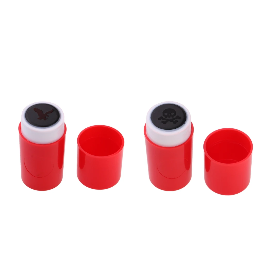 2Pcs Colorfast Golf Ball Stamp Symbol Marker Impression Seal for Golfer Fan Golf Ball Stamper Stamp Golf Ball Marker