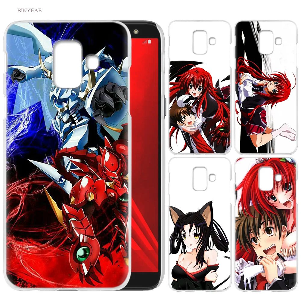 

Cell Phone Case for Samsung Galaxy S9 S8 S7 Edge Plus A6 A7 A8 A9 J4 J6 Plus 2018 Note 8 9 Cover High school dxd Anime Cartoon