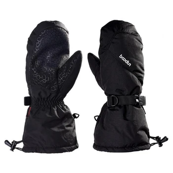 

Boodun Long Wrist Warm Ski Gloves Windproof Snowmobile Snowboard Gloves Sports Waterproof Fleece Thermal Skiing Gloves