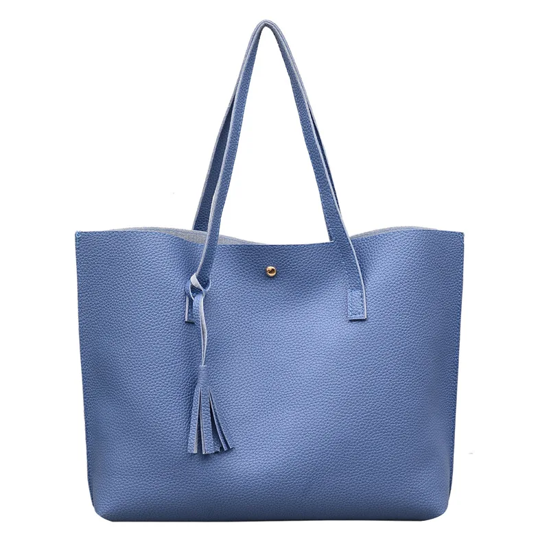  Ladies bag 2019 new fashion large capacity pu portable handbags Europe and America casual shoulder 