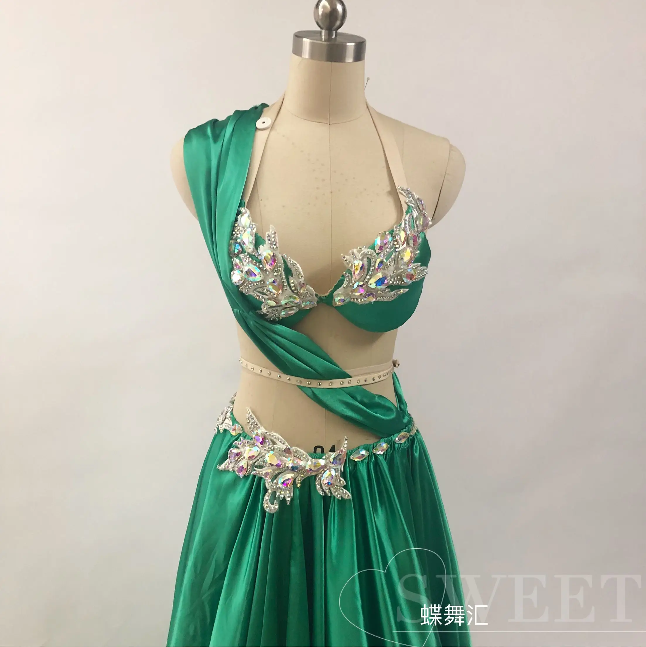 Платье для танца живота Bellydance костюм с поясом и юбкой 3524|Танец живота| |