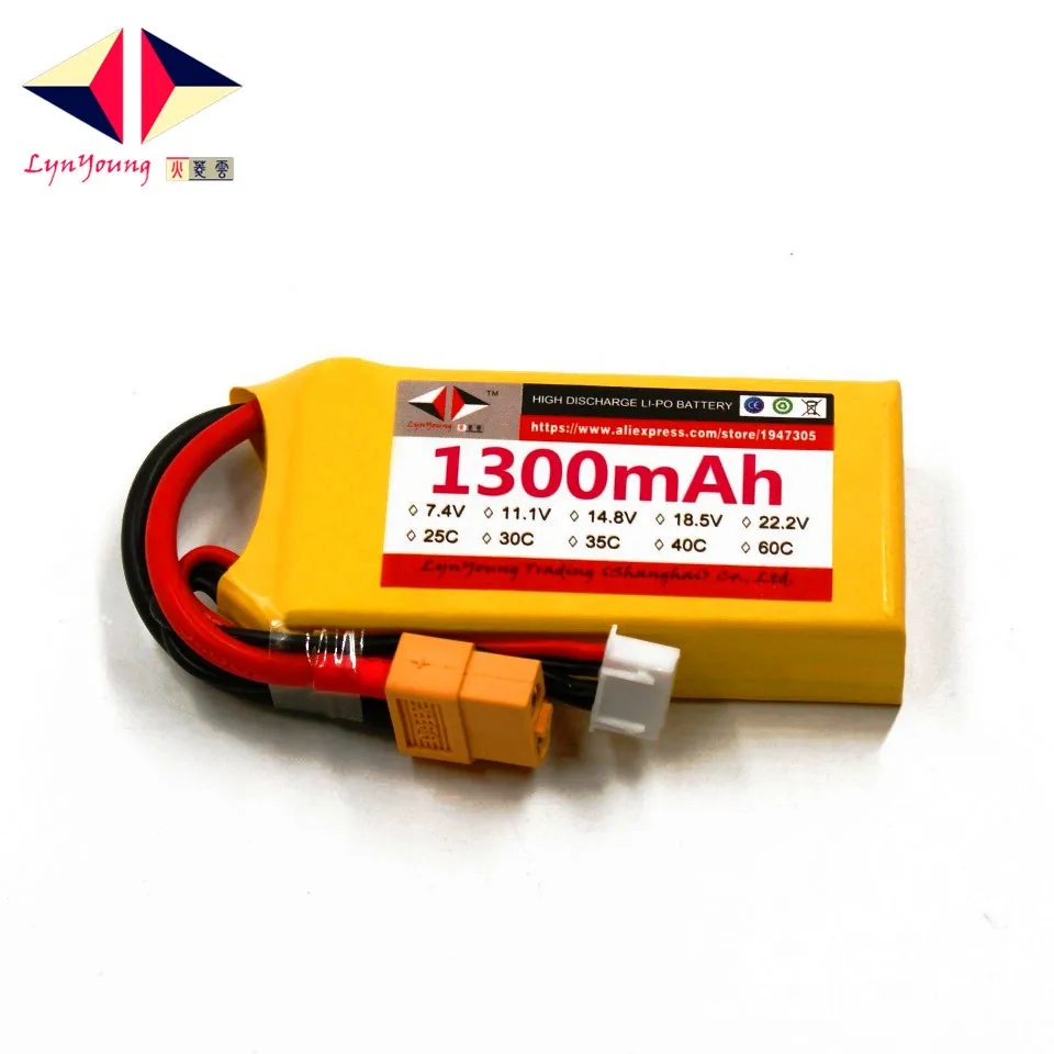 

HX Lipo Battery 3S 11.1V 1300mah 40C For RC Drone Quadcopter Helicopter Airplane Boat Car Remote Control Toys Battery