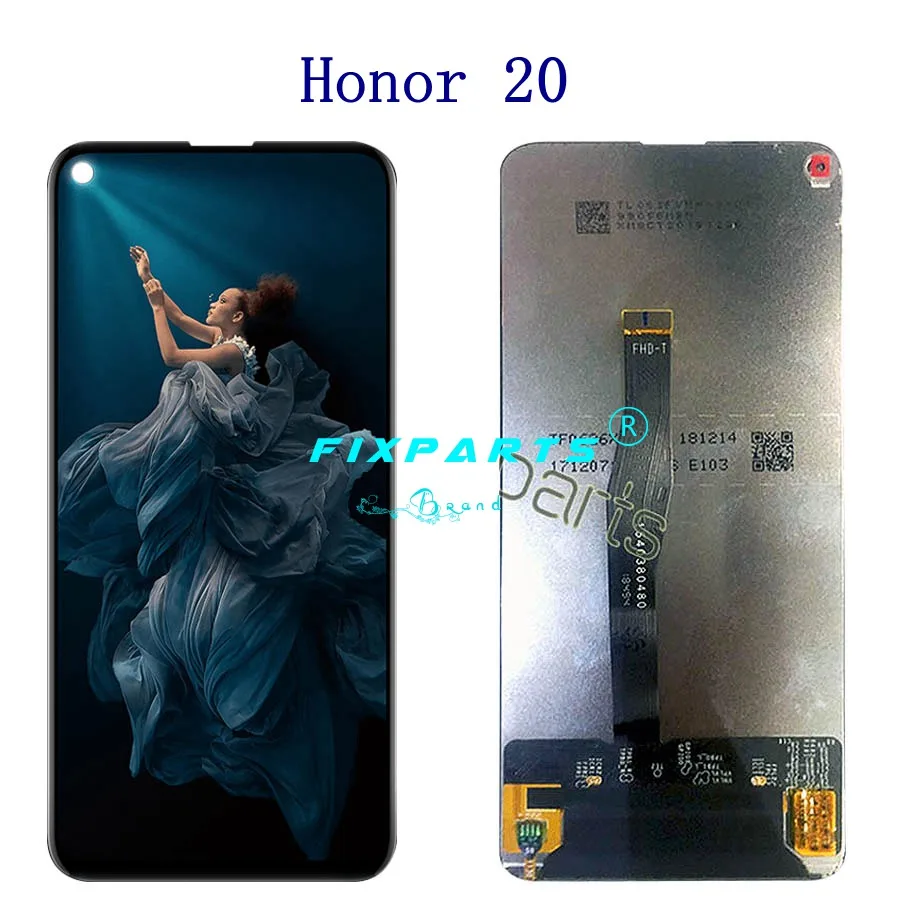 ЖК-дисплей huawei Honor 20, ЖК-экран, сенсорная панель, дигитайзер, Замена для huawei Honor 20 Pro, ЖК-дисплей Honor 20