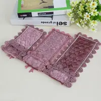 Cover for Remote Cover Fabric Lace Bag Container Holder for Air Conditioning Remote Control Protector Cover 2