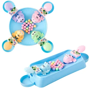 

Hungry Frogs Party Game Table Toy Kid Boys Girls Feeding Frog Game for Children Oyuncak 3D Board Game