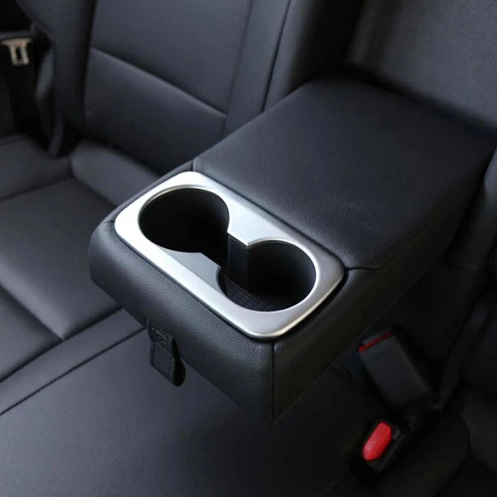 

Car-Styling,Car Rear Seat Water Cup Holder Trim Armrest Sticker For Kia Sportage QL KX5 2016 2017