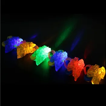

LED Flashing Mini Motorcycle Finger Light Light Glowing Rings Kids Toys Gifts Glow Party birthday wedding