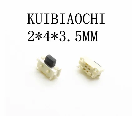 1000pcs 2x4 2*4*3.5MM micro SMD Tact Switch side button phone MP3 MP4 MP5 | Обустройство дома