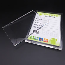 50 шт./лот акриловый прозрачный розничный магазин ценник держатель стенд держатель этикетки Поддержка